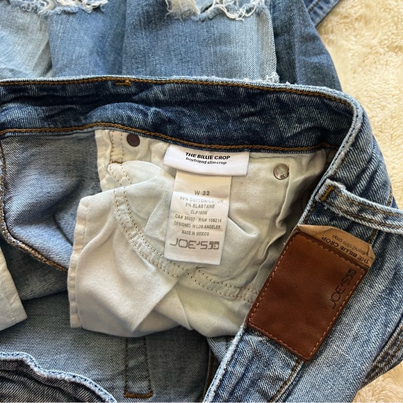 Joe's The Billie Crop Boyfriend Slim Jean Pants - Picture 3 of 6